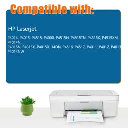 Jhaan 64A CC364A/CE390A Toner Compatible with HP 64A CC364A/CE390A HP-64A HP-CC364A for Laserjet P4014 P4015 P4515