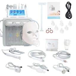 New 7 in 1 H2O2 Hydrogen Dermabrasion Machine Small Bubble Aqua Peel Deep Cleansing Blackhead Remover Hydrating Skin Tightening