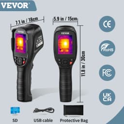 SucceBuy Thermal Imaging Camera 240x180/384 x 288IR High Resolution Professional Infrared Thermal Imager for Repair Pipeline Detection PCB