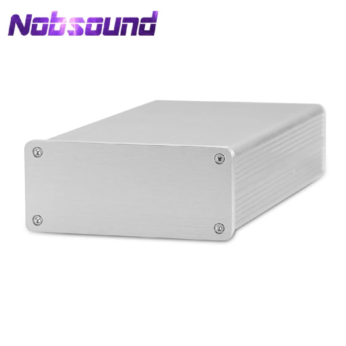 Nobsound Aluminum Enclosure Amplifier Case Amplifier Housing Mini Chassis W92×H47×D158mm