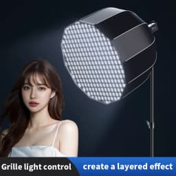 SH 115W Photography LED Video Light Daylight-Balanced Sun Lamp for Softbox Lighting Portrait Flash Studio Tik Tok Youtube Live