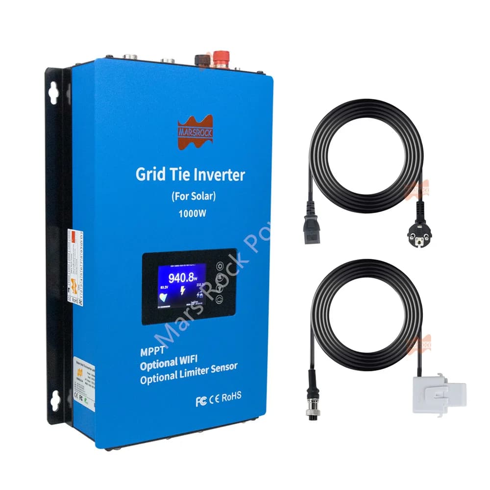1000W 24V 48V Solar PV Grid-On Inverter DC 22-90V to AC 95-265V With Limiter Sensor Solar Converter for PV SolarPanels