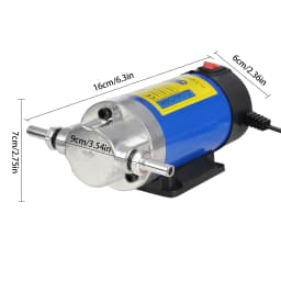 12V Portable Gear Oil Extractor Pump PE and PVC Freestanding Engine Oil Transfer Pump