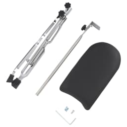 Adjustable Tattoo Armrest Stand 65-100cm - 0-100° Rotatable PU Cushion, Stainless Steel Arm Support Pillow, Ergonomic Hand Rest