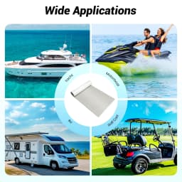 240cm×90cm EVA Foam Teak Floor Mat for Boat Deck RV Yacht Self-Adhesive Water-proof Non-slip Cuttable Upgrade Not Easy to Deform