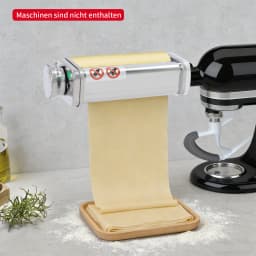 Stand Mixer Dough Roller Attachment with Adjustable Thickness Stainless Steel Construction for Kitchen Use