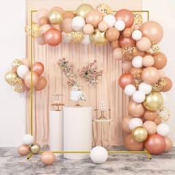 2x2m/2x1.5m Metal Square Wedding Arch Backdrop Curtain Flower Frame Balloon Stand Birthday Party Garden Decoration Arch Stand