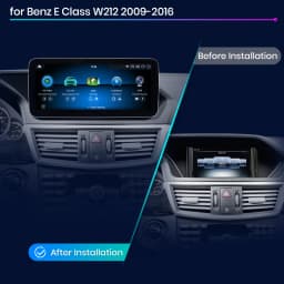 Junsun Qualcomm 665 Wireless CarPlay Android Auto Car Radio For Mercedes Benz E Class W212 E200 E230 E260 E300 S212 2009-2016