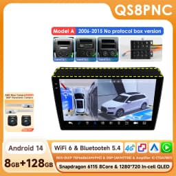 9" Hizpo 2Din Android14 Car Radio for Fiat Ducato Peugeot Boxer Citroen Jumper 4G BT GPS RDS DSP Auto CarPlay Snapdragon 6115
