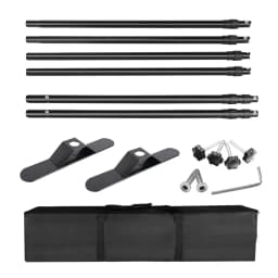 2.5M*3M Professional Backdrop Heavy Duty Thicker Telescopic Display Step And Repeat Stand Photo Background For Photography