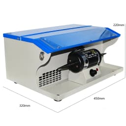 DM-5 Polishing Mahcine With Dust Collector 200W 8000RPM Grinding Motor Jewelry Buffing Machine Bench Grinder Polisher 220V