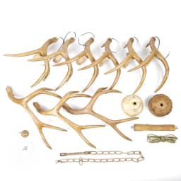 Vintage Antler LED Chandelier Light Retro Deer Horn Restaurant Pendant Lamp LOFT Deer Horn Hanglamp