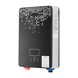 6500W 220V Electric Instant Hot Water Heater Shower Bathroom Faucets Kitchen Tap Digital Display Temperature Automatic