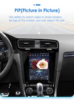 Hizpo Android 13 Wireless Carplay Auto Car Multimedia Player for VW Volkswagen Golf 7 2014-2018 for Tesla Style Screen 9.7" Wifi