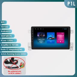 Hizpo 2Din 9inch Android13 Car Radio for Suzuki Grand Vitara 3 2005 - 2015 4G BT Auto CarPlay GPS RDS DSP UI7862 Multimedia