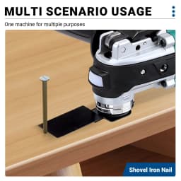 Drillpro Electric Brushless Oscillating 6 Speed Trimmer Saw Electric Grinder Multifunction Power Tool For Makita 18V Battery