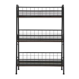3-tier Record Storage Shelf with 4 Adjustable Feet Record Holder for Placing Letters, Magazines, Books