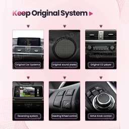 Bonroad 14.9Inch Car Multimedia Wireless Carplay Android Auto Radio Gps for Bmw 5 Series E60 E61 E62 with 2560*720P Touch Screen