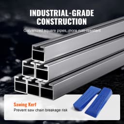 SucceBuy 14-36" Chainsaw Mill Sawmill Guide Bar Chain Saw Planking Mill with 0.2-11.81" Cutting Thickness for Builder Woodworker