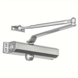 1pc Heavy Duty Automatic Door Closer, Safety Spring Stopper, Adjustable Quiet Close, Easy Installation, Light Duty, Uncharged, C