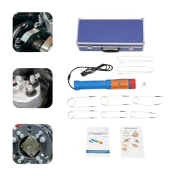 1100W Portable Magnetic Induction Heater 800℃ Handheld Flameless Heat Induction Tool Kit Bolt Removal w/ 8 Coils & Carrying Case