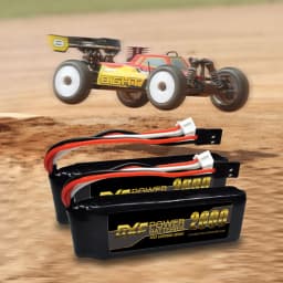 DXF 2s lipo high quality 2600mah 7.4v 20c battery with JR connector ideal lipo 2s power source for RC cars nitro cars and servos
