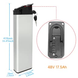 For MATE X MATE City Fusion Electric Bicycle Battery 36V 13Ah 17.5Ah 48V 17.5Ah Battery for MATE X MATE City Replacement Battery