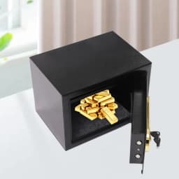 22L Digital Safe Box, Safe Fireproof W/Fireproof Waterproof Wallet,Password Safety Household Home Safes Security Cabinet