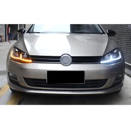 LED Headlights for Volkswagen VW Golf 7 MK7 VII 2013-2017 Sequential Turn Signal Front Lamps Assembly Not Fit GTI & Xenon Model