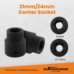 Torque Booster Set For Ford Ecoboost 1.0 Duratec 21mm/24mm A/f 6 Sided Socket