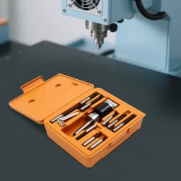 Drill Head Set MK2 M10 Diameter 50 Mm Boring Head Set with 9 Pieces Boring Rods in Various Sizes with Storage Box F1-12 50 Mm