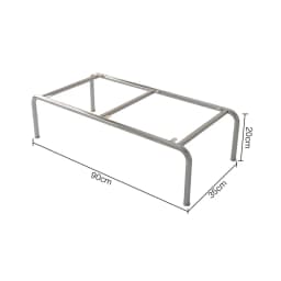 Modern Cabinet Legs Stainless Steel Table Feet TV Cabinet Leveling Support Frame Heavy Duty Sideboard Base Metal Furniture Parts