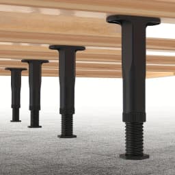Adjustable Bed Frame Support Legs,5.31"-8.66"Heavy Duty Plastic Furniture Feet-Ideal for Beds,Sofas,Tables, with Screws Included