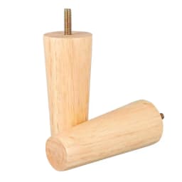 4Pcs 10/12/15CM Solid Wood Furniture Legs Height Straight Sturdy Tapered Sofa Bed Cabinet Table Chair Replacement Furniture Legs