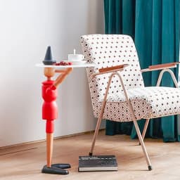 Nordic Home Decor Creative Puppet Coffee Table Home Interior Small Wooden Furniture Living Room Sofa Side Table Bedroom Bedside