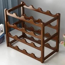 Red Wine Rack Decoration Household Grid Wine Display Rack Table Creative Wine Bottle Rack Simple Wine Cabinet Assemble Storage R