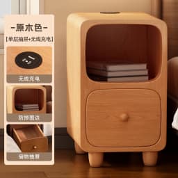 Girl Cute Nightstand Minimalist Woman Space Saving Luxury Bedside Table Modern Decoration Mesitas De Noche Furniture Bedroom