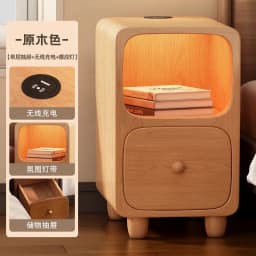 Girl Cute Nightstand Minimalist Woman Space Saving Luxury Bedside Table Modern Decoration Mesitas De Noche Furniture Bedroom