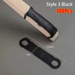 100Pcs Clothing Hanging Accessories Clothes Hanger Anti-slip Pad Pad Mat Windproof Hanger Strip Transparent Elastic