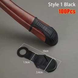 100Pcs Clothing Hanging Accessories Clothes Hanger Anti-slip Pad Pad Mat Windproof Hanger Strip Transparent Elastic
