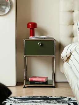 Stainless Steel Metal Nightstands Storage Cabinets Living Room Cabinets Bedroom Furniture