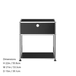 Stainless Steel Metal Nightstands Storage Cabinets Living Room Cabinets Bedroom Furniture