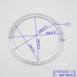 14-100CM Diameter Aluminium Alloy Spinning Lazy Susan Organizer Turntable Hardware for Table