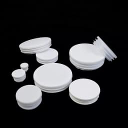 5~100Pcs 13mm~114mm White Round Plastic Blanking End Caps Chair Legs Tube Pipe Inserts Plug Bung Dust Cover Furniture Parts