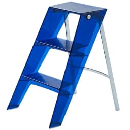 Home Nordic Household Multifunctional Ladder Transparent Folding Room Non-slip Pedal Ladder Built-in Herringbone Ladder