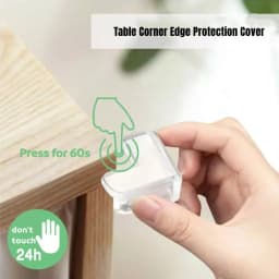 4/8/10/12Pcs Baby Safety Silicone Protector Table Corner Edge Protection Cover Transparent Anti Collision Soft Guard Home Tool
