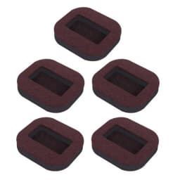 5pcs Office Chair Wheel Stopper Furniture Parts Caster Cup Prevents Scratches Wood Floor Carpet for Roller Feet Anti-slip Mat
