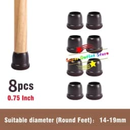 Table Chair Leg Protector Covers Thick Rubber Furniture Pads Floor Protectors Household No Scratches Reduce Noice Feet Caps Tool