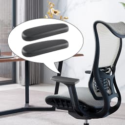 1 Pairs Gaming Chair Armrest Arm Pads Replacement Soft Support Armrest Accessories Computer Chair Armrest Caps Left and Right