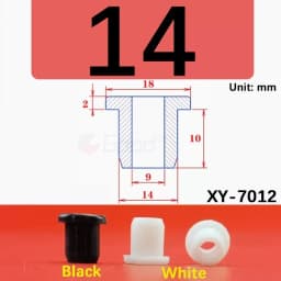 Black Silicone Hole Stopper Plugs Rubber Grommets Sealing Gasket 5~33.3mm For Cable Wire Protect Gaskets
